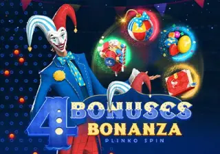 4 Bonuses Bonanza - Plinko Spin